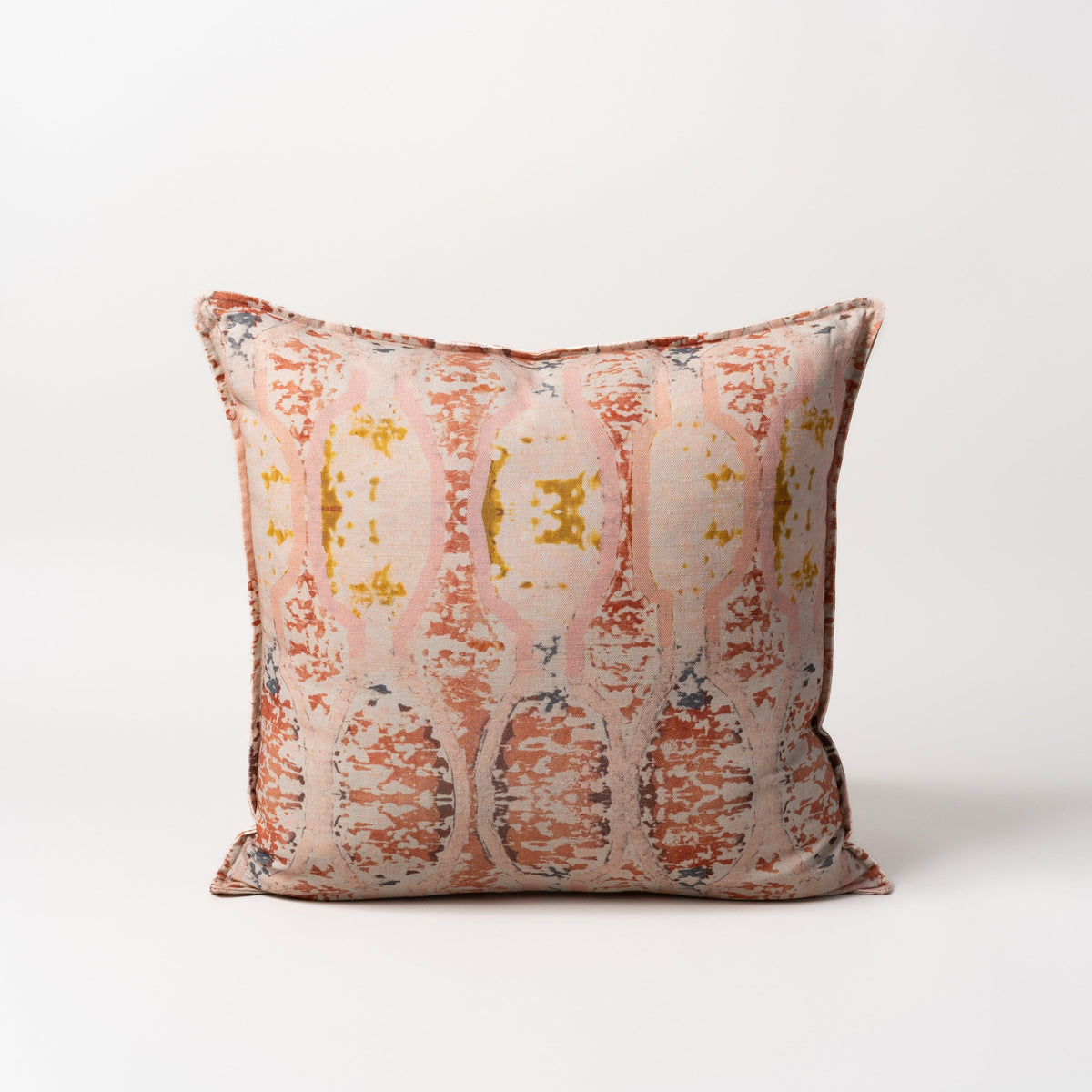 Chelsea Girl pillow, 22 x 22 inches with quarter inch flange, Teresa Roche Textiles