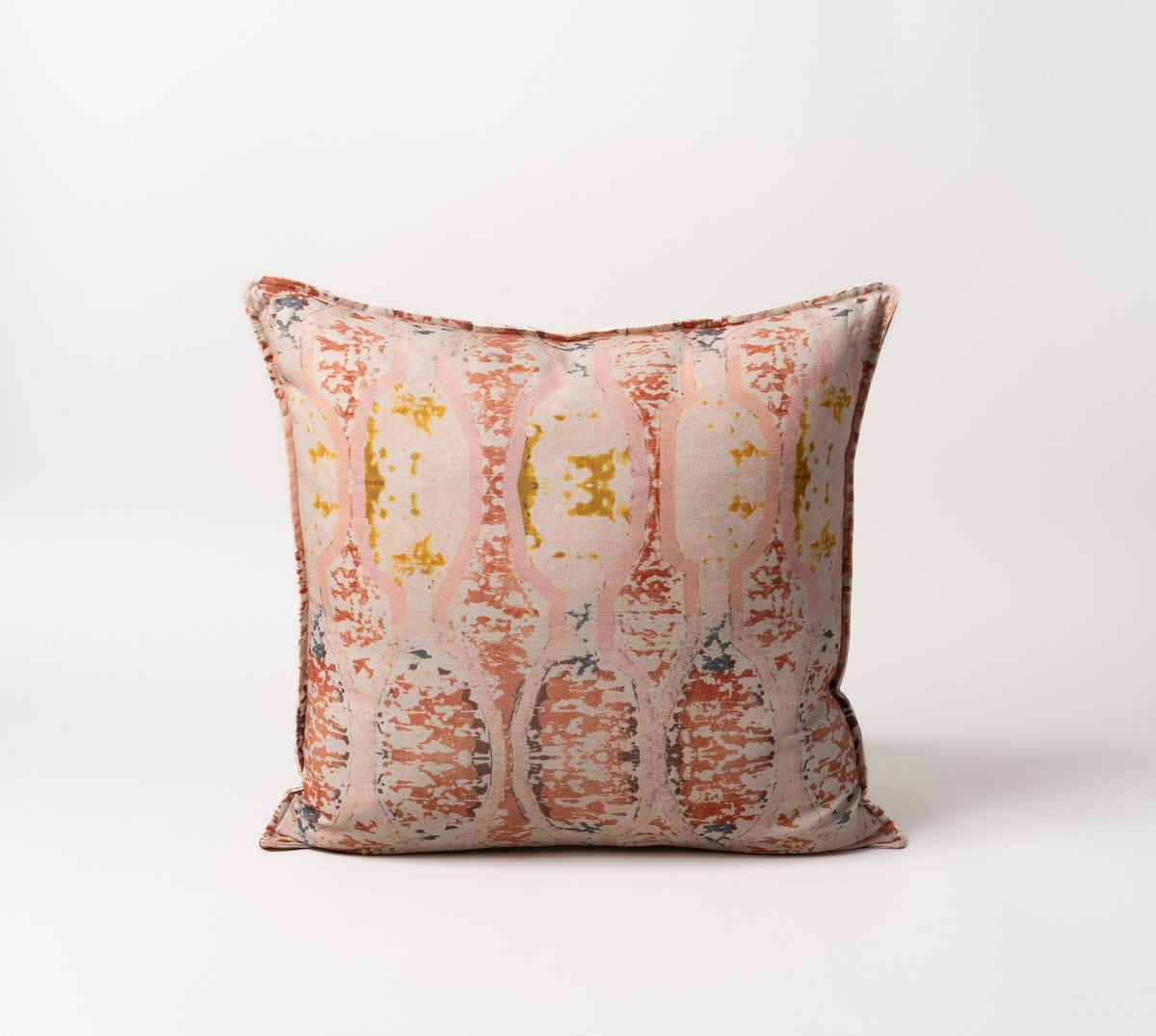 Chelsea Girl pillow, 22 x 22 inches with quarter inch flange, Teresa Roche Textiles