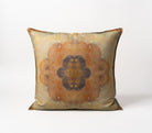 Walking on Sunshine (Golden) pillow, 24 x 24 inches with quarter inch flange, Teresa Roche Textiles